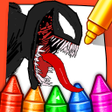 Ícone do programa: Venom Coloring Game Carto…