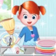 Icoon van programma: Girl Doll House Cleaning …