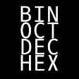 Radix Pro: Base converter for bin, hex, oct, more