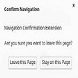 Navigation Confirmation