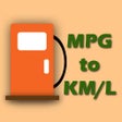 أيقونة البرنامج: MPG to KM/L Converter