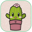 Icon of program: Cactus Wallpaper Cute Ba…