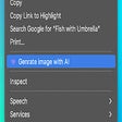 ไอคอนของโปรแกรม: Generate Image with AI