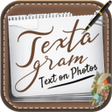 Programikonen: Textagram-Text on Photo