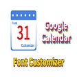 Programikonen: Google Calendar Font Cust…