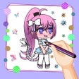 程序图标：Gacha life Coloring Book …