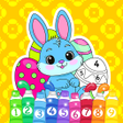 Иконка программы: Honey Bunny Kids Coloring…
