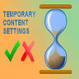 프로그램 아이콘: Temporary Content Setting…