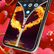 Programikonen: Heart Zipper Screen Lock