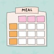 ไอคอนของโปรแกรม: Meal plan template food d…
