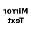 ไอคอนของโปรแกรม: Mirror Text