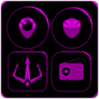 プログラムのアイコン：Black and Purple Icon Pac…