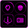 Black and Purple Icon Pack Free
