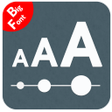 أيقونة البرنامج: Big Font - Change Font Si…