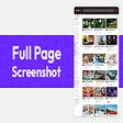 Icoon van programma: Full Page Screenshot