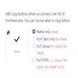 Icon of program: Copy for FontAwesome
