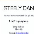 Programikonen: Random Steely Dan