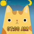 Иконка программы: Wake up Alarm clock:CatCl…