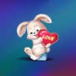 Programikonen: Cute Bunny Live Wallpaper