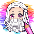 Icoon van programma: Chibi Doll Coloring Games