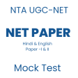UGC-NET Paper  Hindi  English