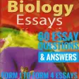Biology essays: form 1 - 4 ess