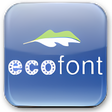 Symbol des Programms: Ecofont