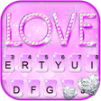 程序图标：Purple Glitter Love Keybo…