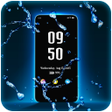 程序图标：Amoled Photo Clock Wallpa…