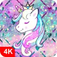 Glitter Unicorn Wallpaper HD