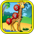 プログラムのアイコン：Kids Animal Connect the D…
