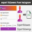 IG Follower Export tool