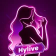 Ikon program: Hylive- Video Call Feel A…