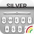 Silver Keyboard - Free Emoji