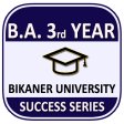 BA 3rd Year Bikaner University