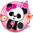 Icon of program: Cute Panda Donut Themes …