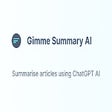 Programikonen: Gimme Summary - Get summa…