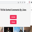 Biểu tượng của chương trình: TikTok Sorted Comments By…