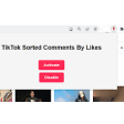TikTok Sorted Comments By Likes