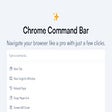Programikonen: Chrome Command Bar