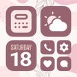 أيقونة البرنامج: Custom Widgets Kit for iP…