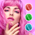 プログラムのアイコン：Beauty hair:Hair color  s…