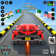 أيقونة البرنامج: GT Car Stunt : Ramp Car S…