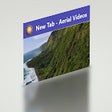 New Tab with Aerial Videos icon