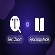 Icoon van programma: Text Zoom