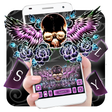 Programikonen: Skull Wing Tattoo Keyboar…