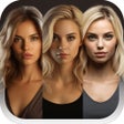 ไอคอนของโปรแกรม: Blonde Hairstyles