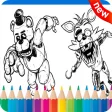 Coloring Game Drawing for FNAF