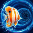 程序图标：Blue Swirl: Endless Swimm…