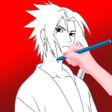 プログラムのアイコン：Uchiha Sasuke Coloring Bo…